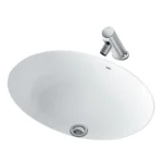 Chậu rửa mặt lavabo INAX L-2293V/ BW1 (L2293V) âm bàn