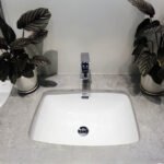 Chậu rửa mặt lavabo INAX AL-2298V/ BW1 (AL2298V) âm bàn - Ảnh 2