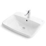 Chậu rửa mặt lavabo INAX L-2398VFC/ BW1 (L2398VFC) dương vành