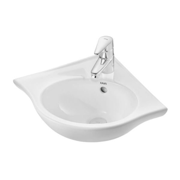 Chậu rửa mặt lavabo INAX L-281V/ BW1 (L284VFC) treo tường (dạng góc)