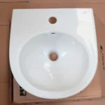 Chậu rửa mặt lavabo INAX L-282VFC/ BW1 (L282VFC) treo tường 1 lỗ - Ảnh 4