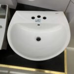 Chậu rửa mặt lavabo INAX L-285VEC/ BW1 (L285VEC) treo tường 3 lỗ - Ảnh 2