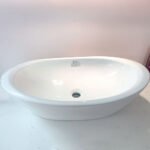 Chậu rửa mặt lavabo INAX L-300V/ BW1 (L300V) đặt bàn - Ảnh 4