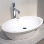 Chậu rửa mặt lavabo INAX L-300V/ BW1 (L300V) đặt bàn - Ảnh 2