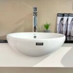 Chậu rửa mặt lavabo INAX AL-333V/ BW1 (AL333V) bán âm - Ảnh 5