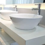 Chậu rửa mặt lavabo INAX L-445V/ BW1 (L445V) đặt bàn - Ảnh 3