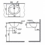 Chậu rửa mặt lavabo TOTO L501C#XW dương vành - Ảnh 5