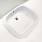 Chậu rửa mặt lavabo TOTO L763#XW dương vành - Ảnh 2