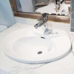 Chậu rửa mặt lavabo TOTO L909C#XW dương vành - Ảnh 2