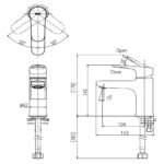 Vòi lavabo INAX LFV-22S (LFV22S) lạnh - Ảnh 5