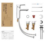 Vòi lavabo INAX LFV-5012S (LFV5012S) nóng lạnh - Ảnh 5