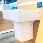 Chậu rửa mặt lavabo TOTO LHT328C#XW treo tường chân lửng - Ảnh 5