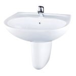 Chậu rửa mặt lavabo TOTO LHT236CS#W treo tường chân lửng