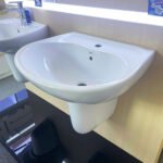 Chậu rửa mặt lavabo TOTO LHT236CS#W treo tường chân lửng - Ảnh 5