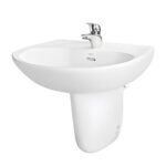 Chậu rửa mặt lavabo TOTO LHT239CR#W treo tường chân lửng