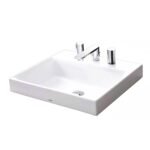 Chậu rửa mặt lavabo TOTO LT1615K#XW đặt bàn (3 lỗ)