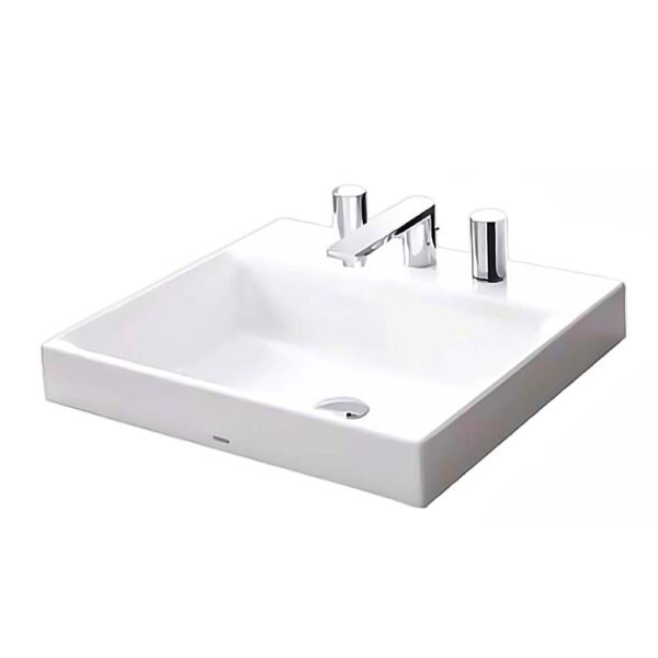 Chậu rửa mặt lavabo TOTO LT1615K#XW đặt bàn (3 lỗ)