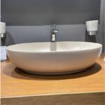 Chậu rửa mặt lavabo TOTO LT1705#MBE đặt bàn, màu be mờ - Ảnh 3