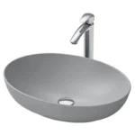 Chậu rửa mặt lavabo TOTO LT1705#MGR đặt bàn, màu xám mờ