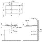 Chậu rửa mặt lavabo TOTO LT1735#MW đặt bàn, màu trắng mờ - Ảnh 5