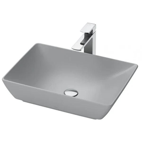 Chậu rửa mặt lavabo TOTO LT1735#MGR đặt bàn, màu xám mờ