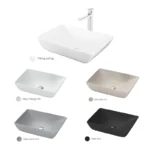 Chậu rửa mặt lavabo TOTO LT1735#MW đặt bàn, màu trắng mờ - Ảnh 4