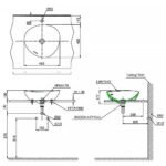 Chậu rửa mặt lavabo TOTO LT4704MTG17#CMW đặt bàn - Ảnh 6