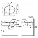 Chậu rửa mặt lavabo TOTO LT4706#MBL đặt bàn - Ảnh 3