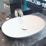 Chậu rửa mặt lavabo TOTO LT4706MT#CMW đặt bàn màu trắng mờ - Ảnh 2