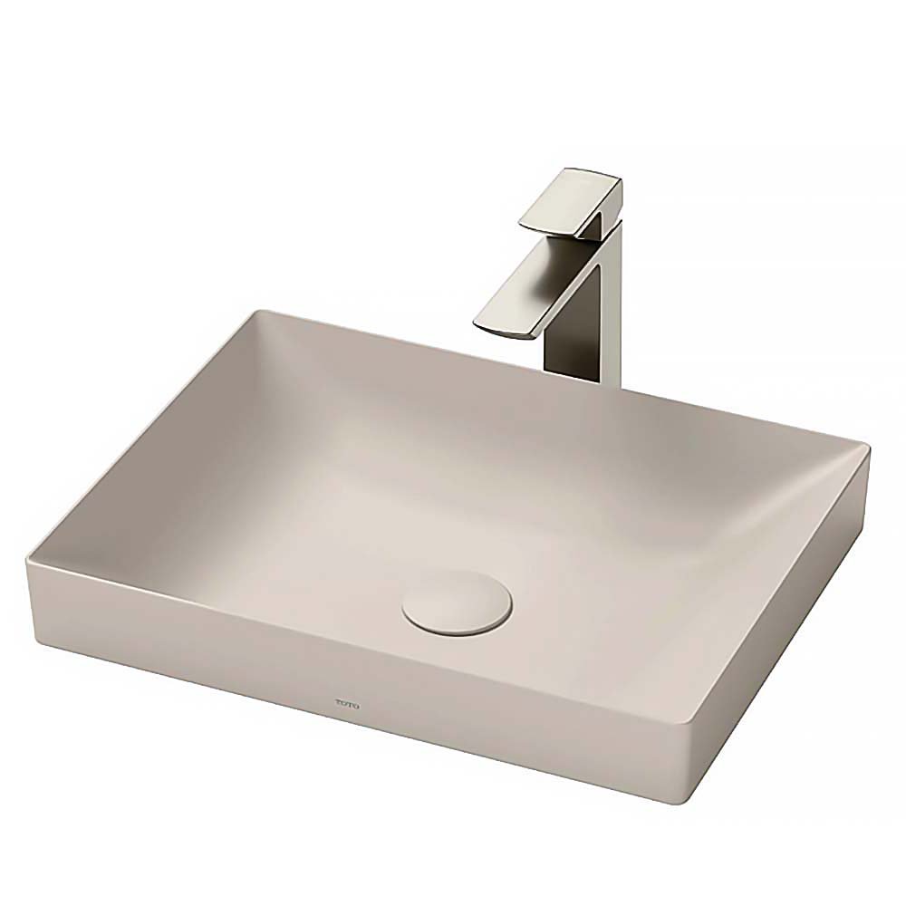TOTO - lt4715g19-mbe-be-mo Chậu rửa mặt lavabo TOTO LT4715G19#MBE đặt bàn - Ảnh 1