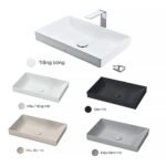 Chậu rửa mặt lavabo TOTO LT4716MTG17#CMW đặt bàn - Ảnh 4