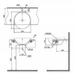 Chậu rửa mặt lavabo TOTO LT533R#XW bán âm bàn - Ảnh 6