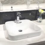 Chậu rửa mặt lavabo TOTO LT5615#XW đặt bàn (3 lỗ) - Ảnh 5