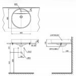 Chậu rửa mặt lavabo TOTO LT700CTR#XW đặt bàn - Ảnh 6