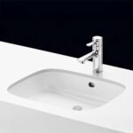 Chậu rửa mặt lavabo TOTO LW1535V#XW/ TL516GV âm bàn, kèm giá đỡ TL516GVW