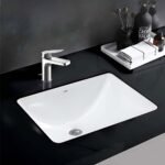 Chậu rửa mặt lavabo TOTO LW1535V#XW/ TL516GV âm bàn, kèm giá đỡ TL516GVW - Ảnh 2