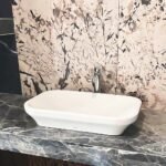 Chậu rửa mặt lavabo TOTO LW631JW/ F#W đặt bàn - Ảnh 2