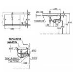 Chậu rửa mặt lavabo TOTO LW645JNW/ F#W đặt bàn - Ảnh 2