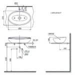 Chậu rửa mặt lavabo TOTO LW818JW/ F#W đặt bàn dòng LP Series - Ảnh 5
