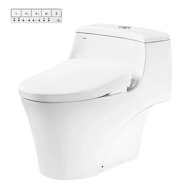 Bồn cầu TOTO MS823CDRW23#XW 1 khối (Giấu dây), nắp điện tử TCF47360GAA