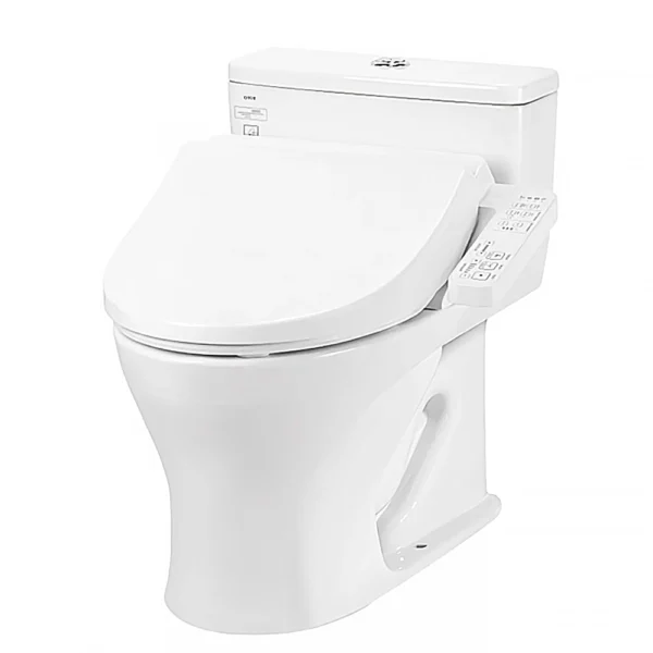 Bồn cầu TOTO MS855DW18#XW 1 khối, nắp điện tử TCF23710AAA