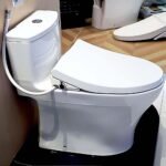 Bồn cầu TOTO MS885DE4#XW 1 khối, nắp rửa cơ TCW1211A - Ảnh 3