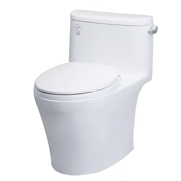 Bồn cầu TOTO MS887RT2#XW 1 khối, nắp êm TC393VS, xả gạt