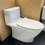 Bồn cầu TOTO MS887RT8#XW 1 khối, nắp êm TC600VS, xả gạt - Ảnh 3