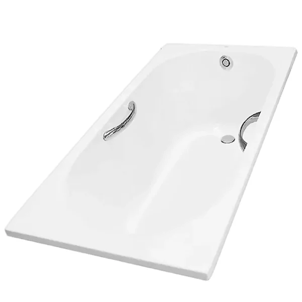 Bồn tắm TOTO PAY1510HV#W/ TVBF411 dạng xây, có tay vịn, kèm ống thải TVBF411