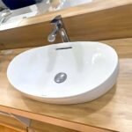 Chậu rửa mặt lavabo TOTO PJS01WE#MW đá, đặt bàn - Ảnh 4