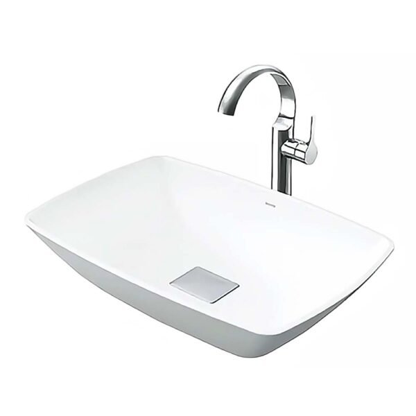 Chậu rửa mặt lavabo TOTO PJS02WE#MW đá, đặt bàn