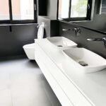 Chậu rửa mặt lavabo TOTO PJS02WE#MW đá, đặt bàn - Ảnh 4