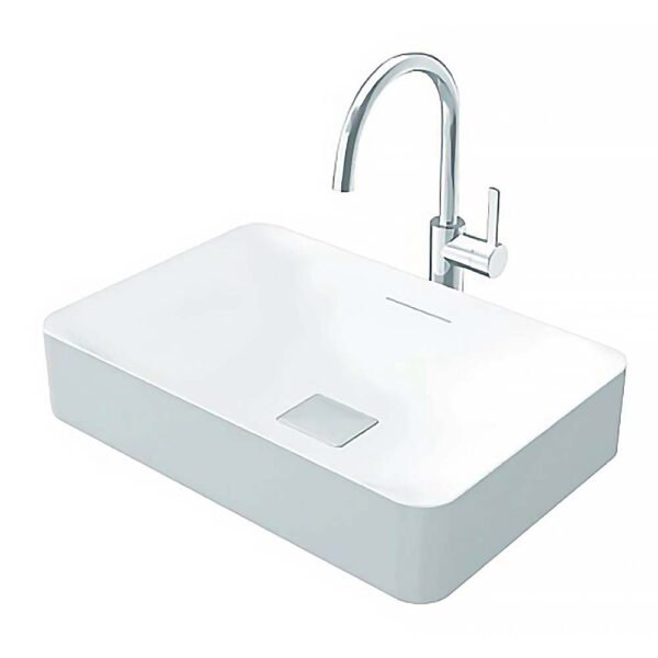 Chậu rửa mặt lavabo TOTO PJS03WE#GW đá, đặt bàn