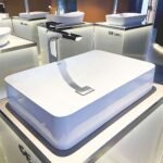 Chậu rửa mặt lavabo TOTO PJS03WE#GW đá, đặt bàn - Ảnh 3